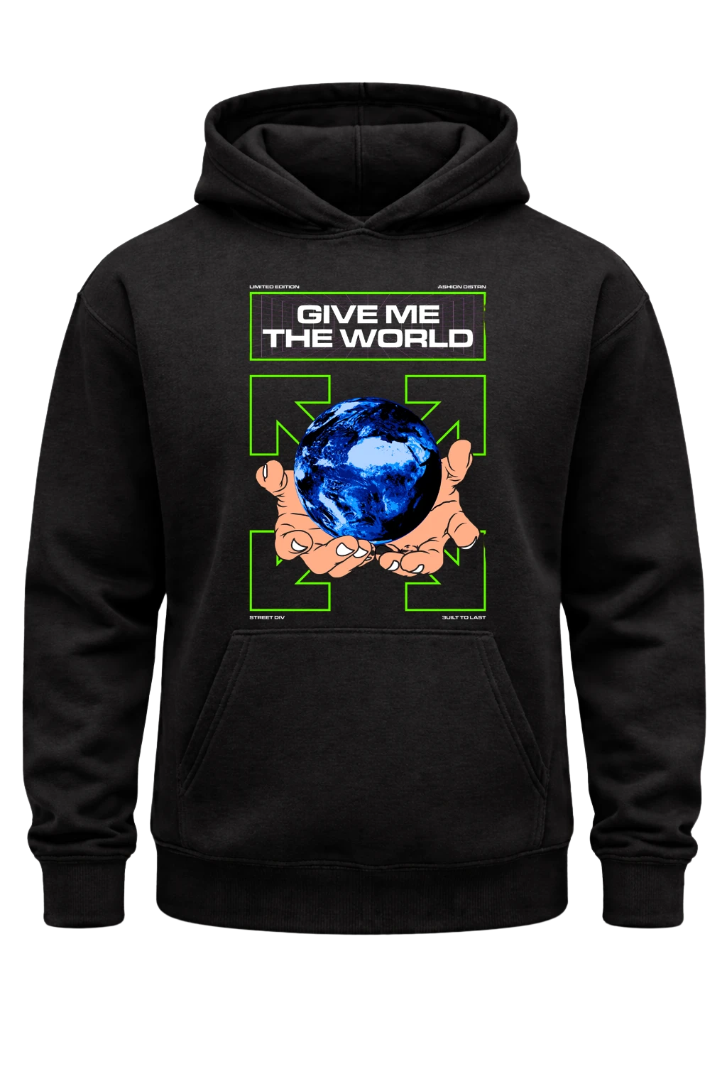Give Me The World Print Hoodie